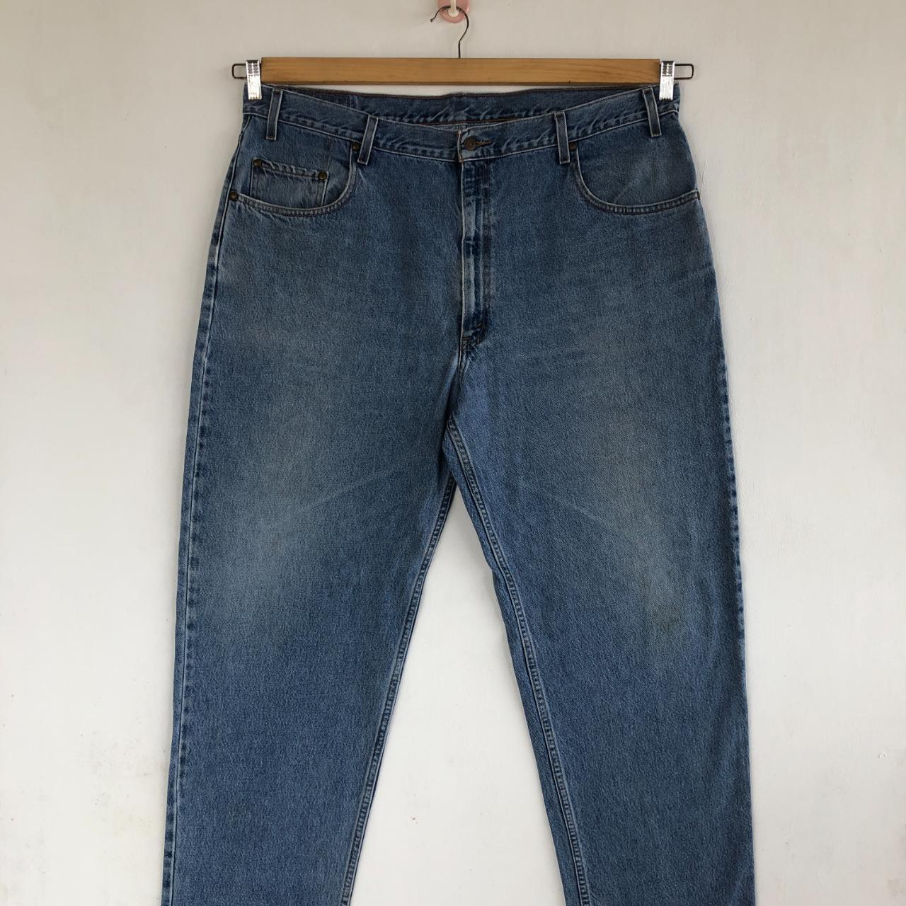 Vintage Levi's Sun Faded Jeans Orange Tab Levis 545... - Depop