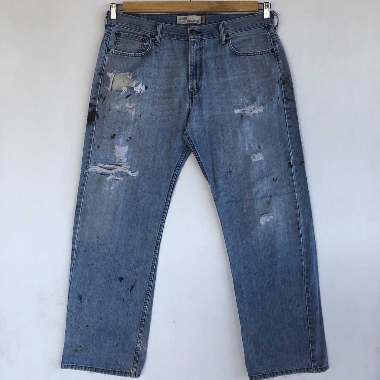 Vintage Levis Jeans Distressed Levis 569 Denim... - Depop