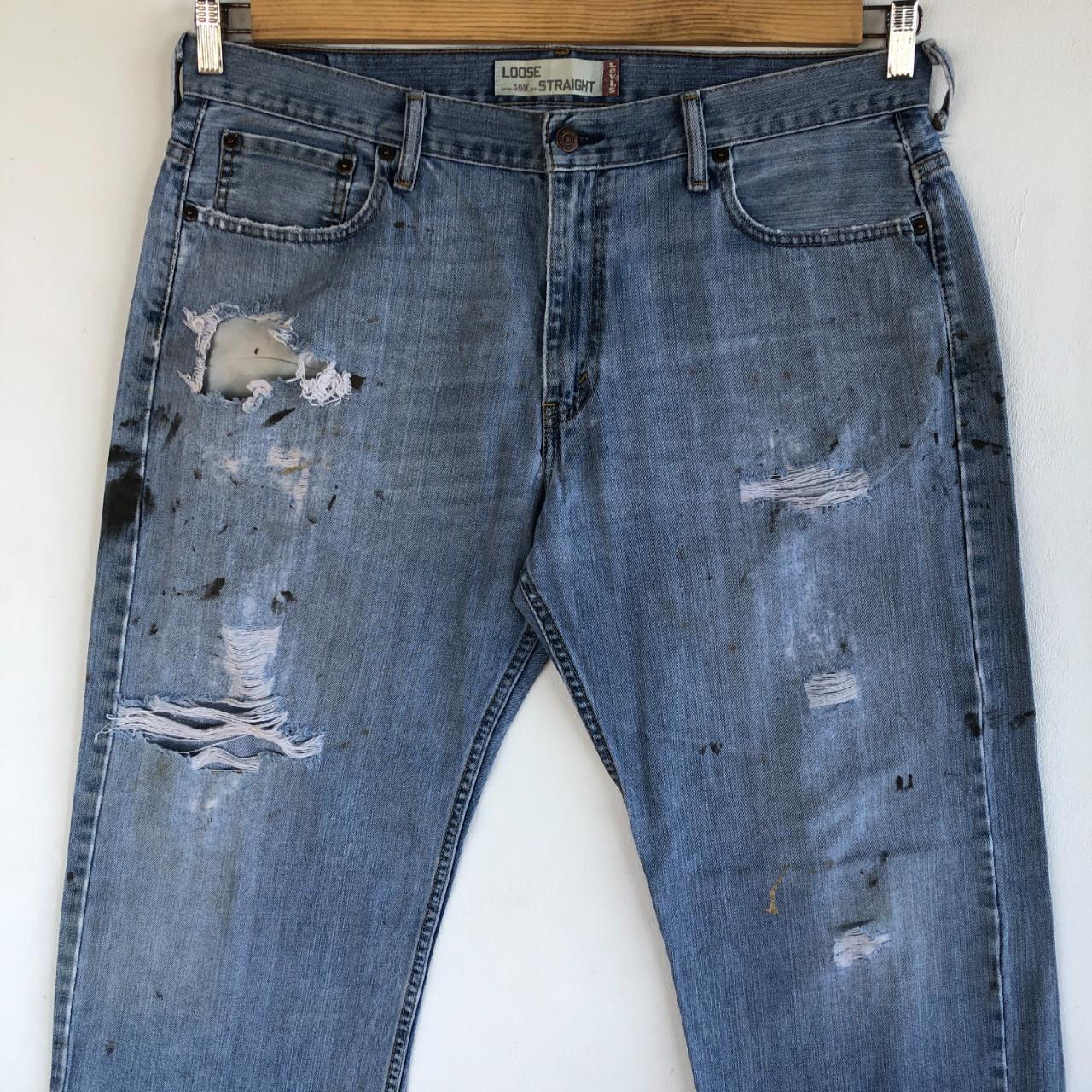 Vintage Levis Jeans Distressed Levis 569 Denim... - Depop