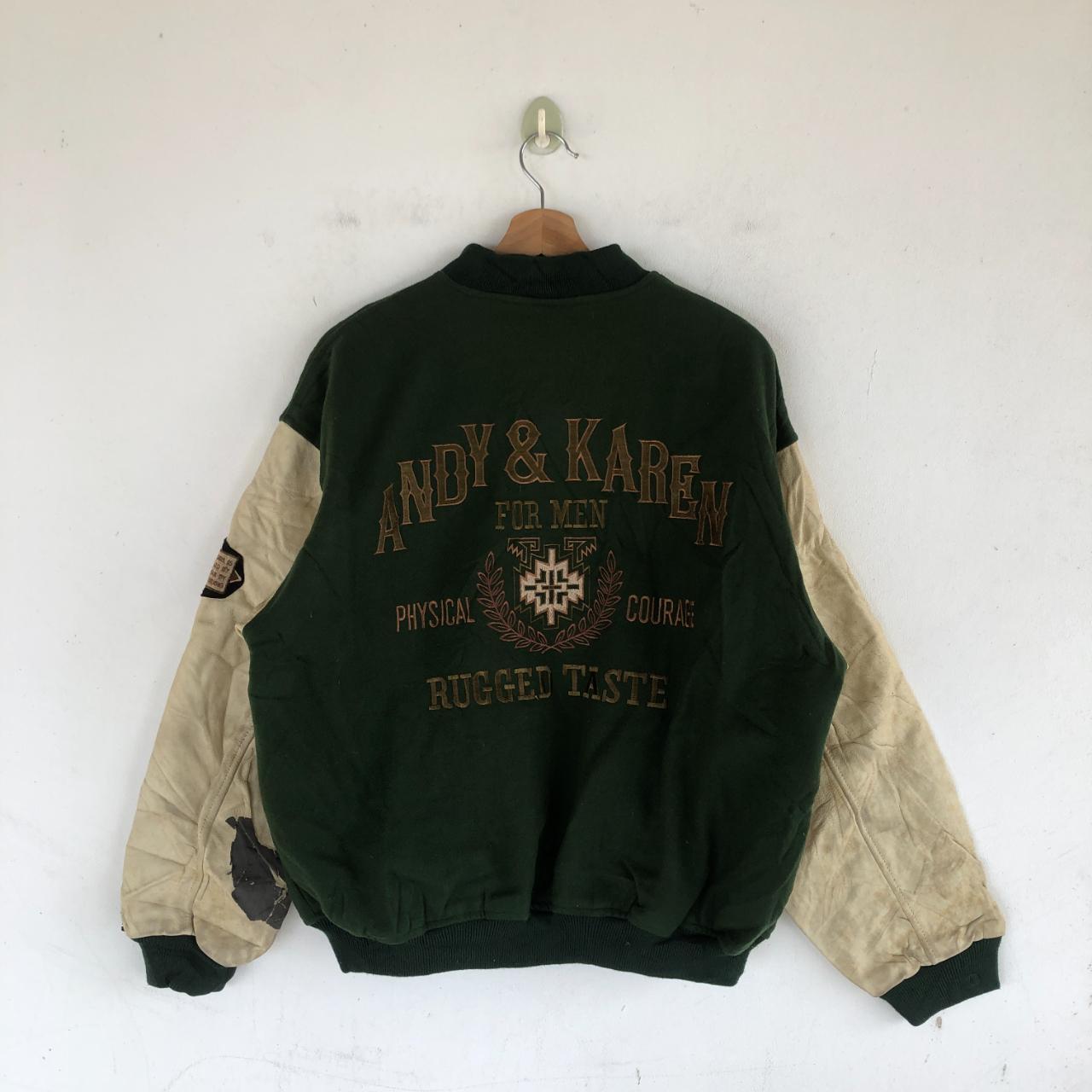 Vintage Highland Varsity Jackets Letterman Leather... - Depop