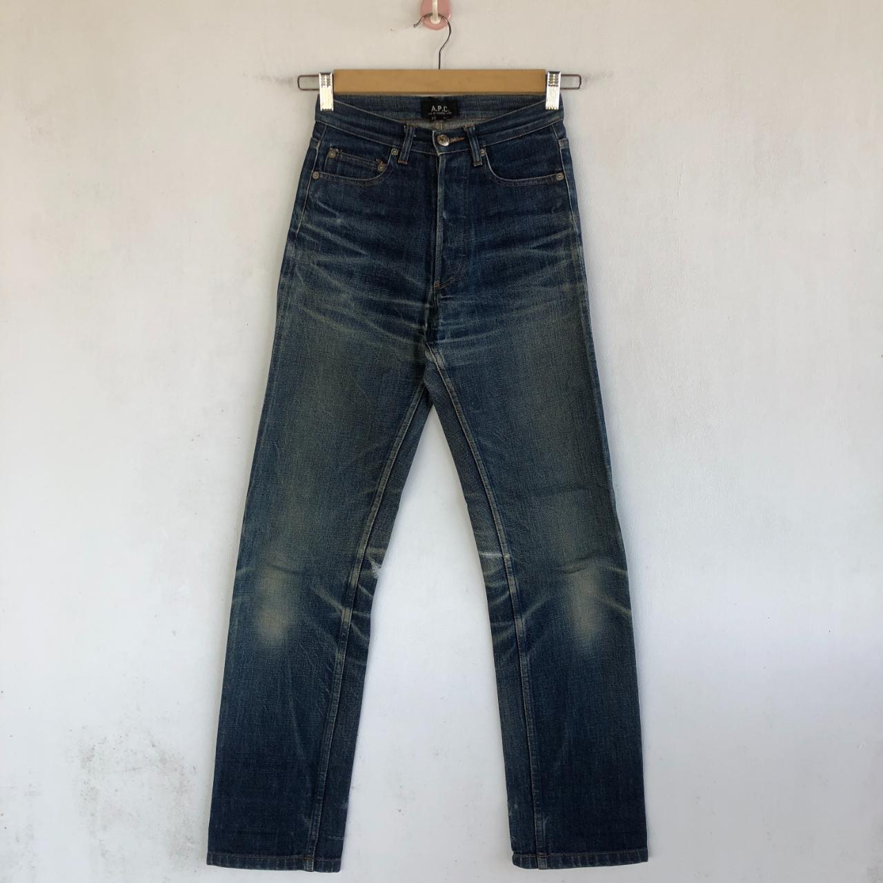 Vintage APC Jeans Selvedge Denim Redline... - Depop