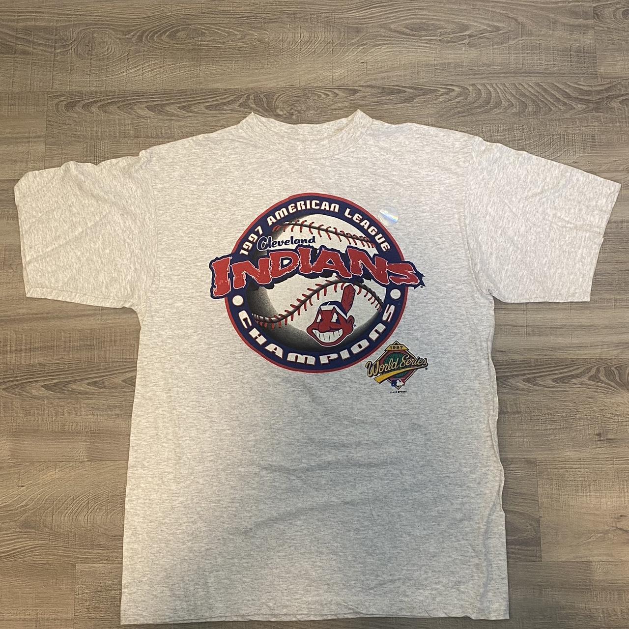 VINTAGE [1997] CLEVELAND INDIANS WORLD SERIES - Depop