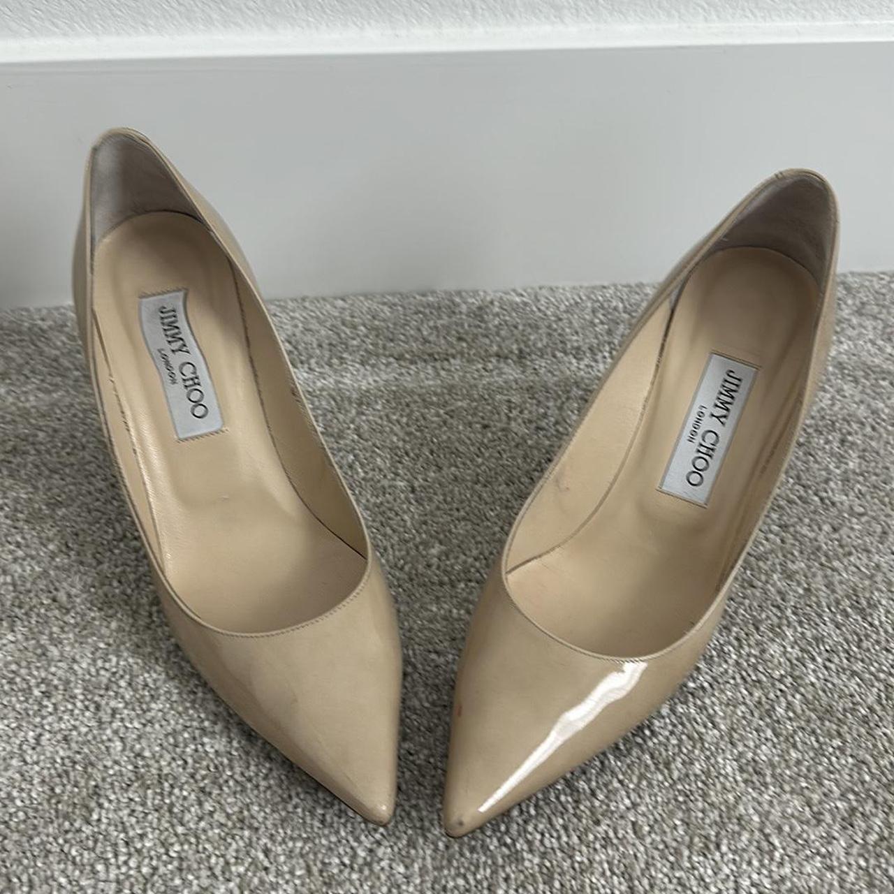 Shops jimmy choo tan heels