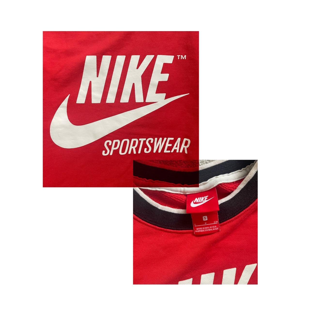 nike red sweater women's