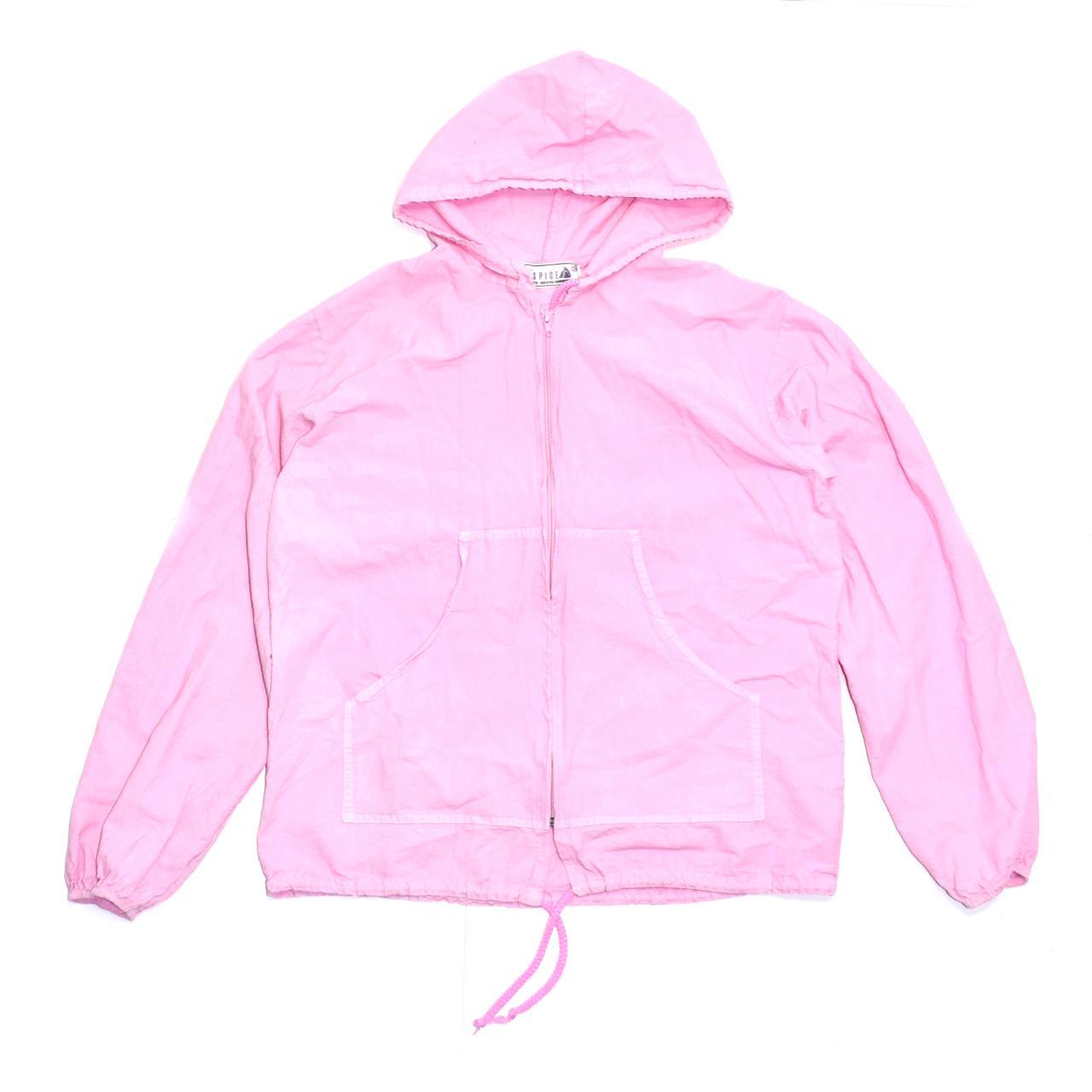 Seaspice Chambray Pink Zip Jacket Women's Size... Depop