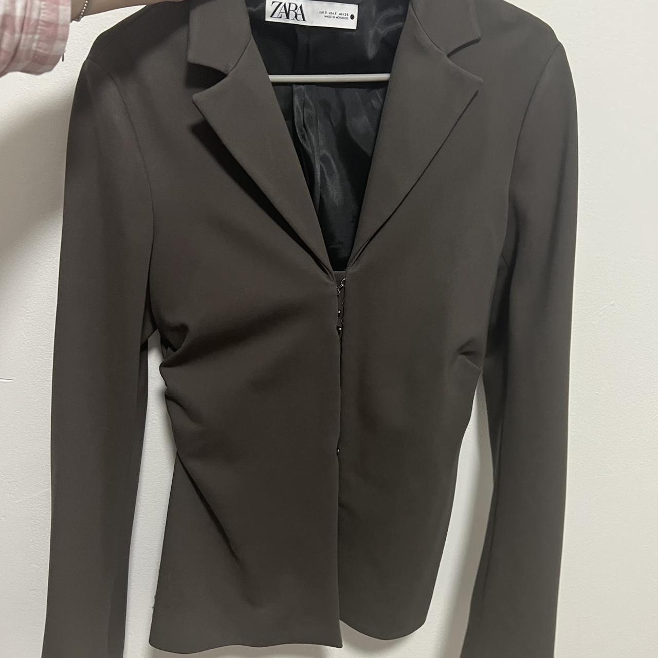 Dion Lee Women's Grey and Khaki Jacket