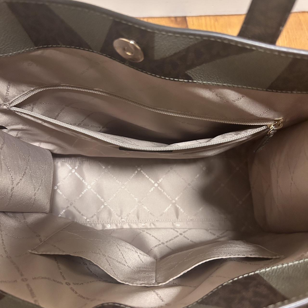 Michael Kors MK Kenly Large Logo Tote Bag - Sherbert - Depop