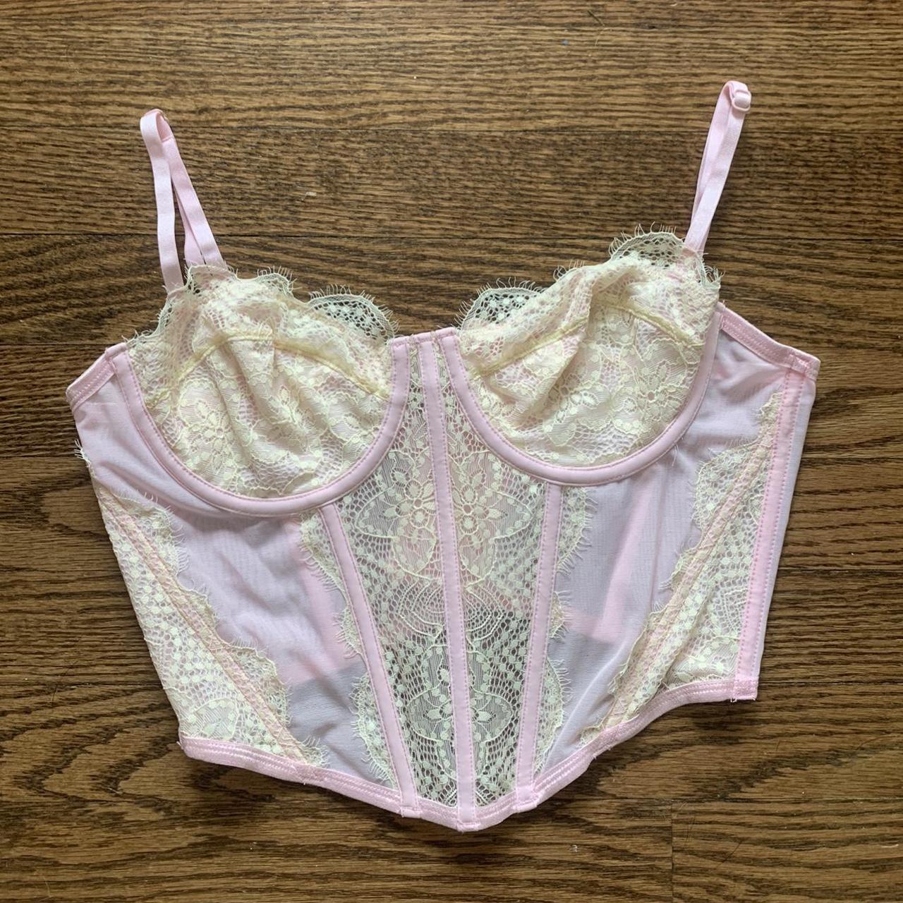 Never worn glassons corset top! Pink lemonade color,... - Depop