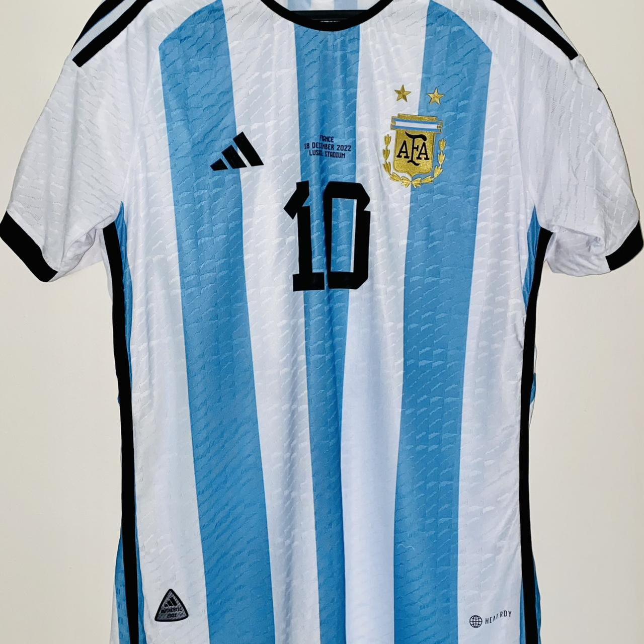 Messi World Cup Final Jersey XL • Lionel Messi... - Depop