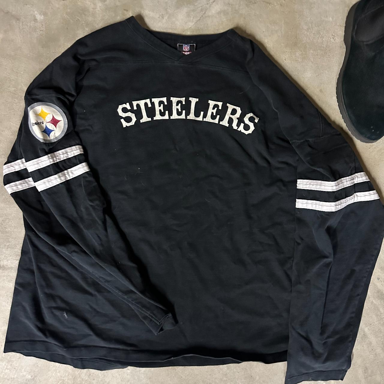 Vintage Mens Pittsburgh Steelers NFL Football Shirt - Depop