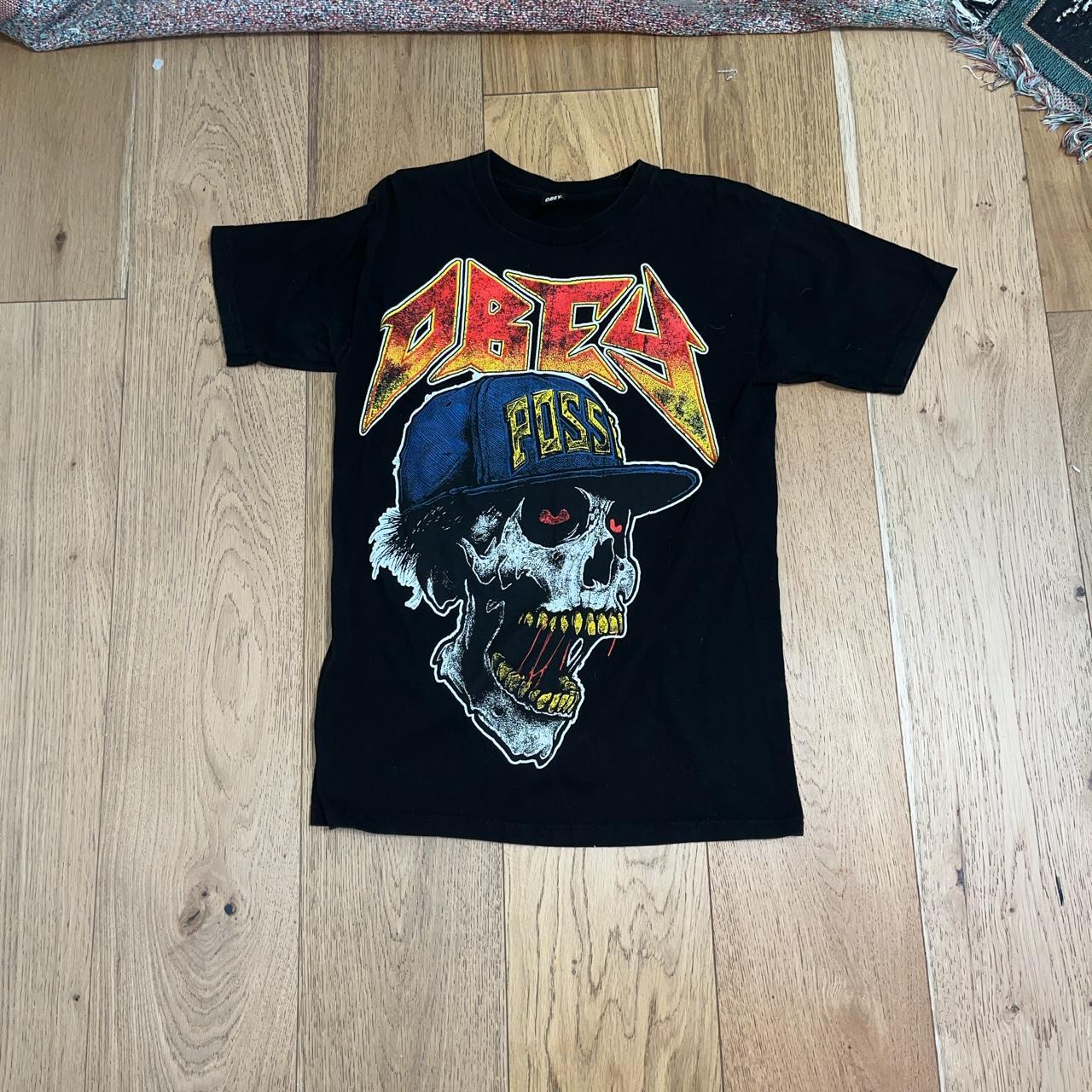 obey skull shirt