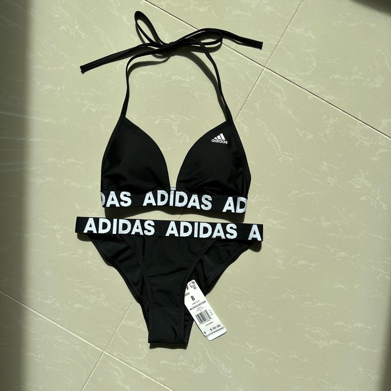 Adidas Women's Black Bikinis-and-tankini-sets | Depop