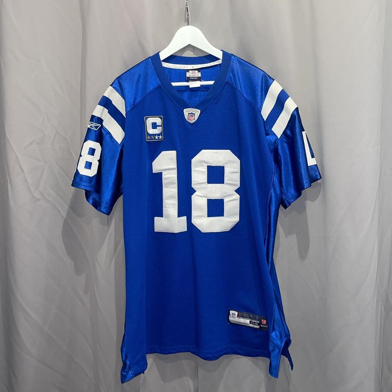 Peyton Manning Colts Jersey 27x33 Sz: - Depop