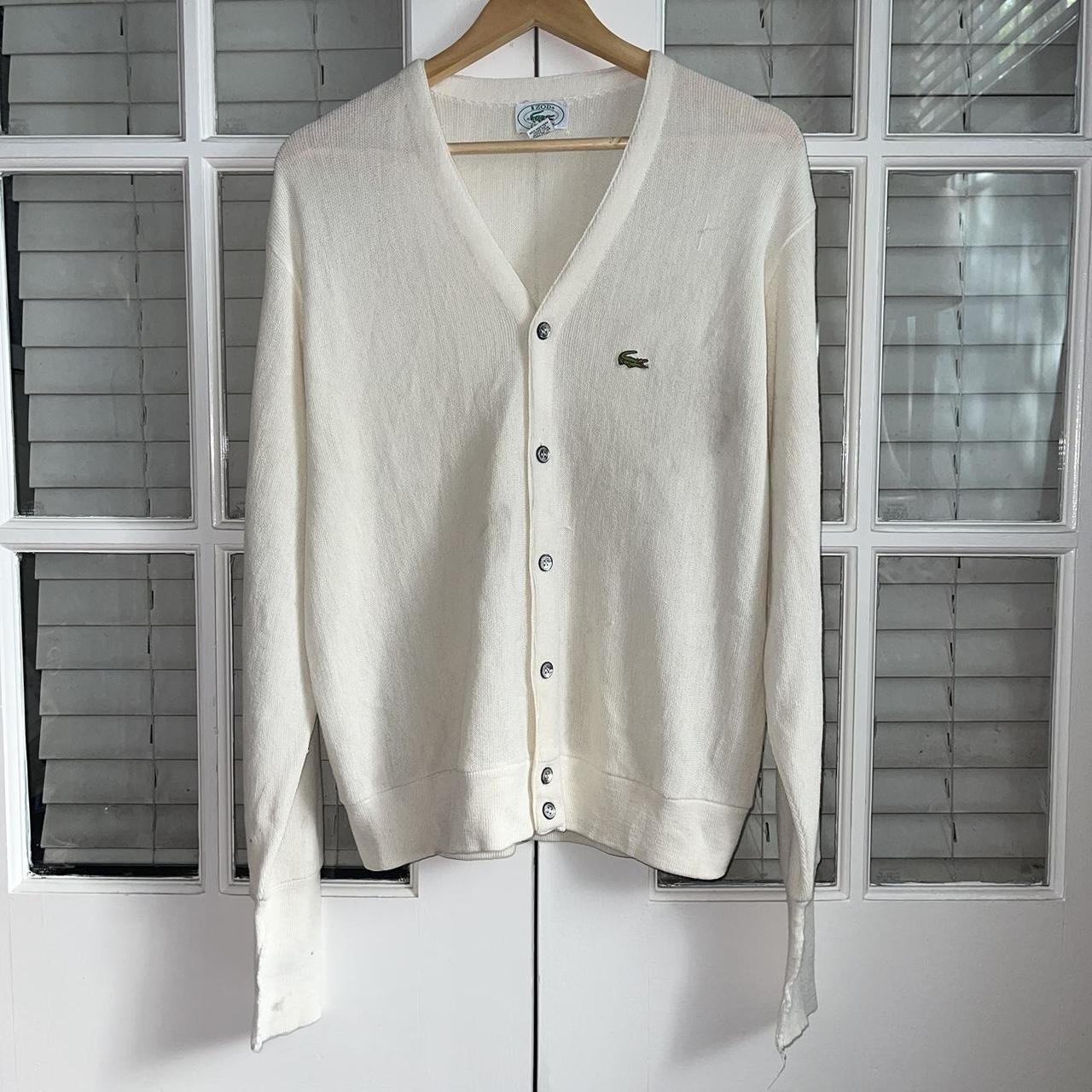 Vintage deals lacoste cardigan