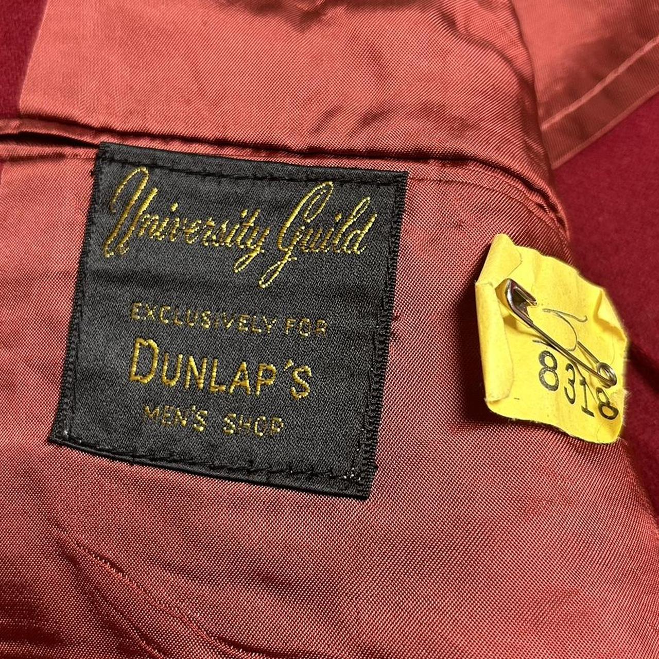 Guild Men's Burgundy Jacket Depop