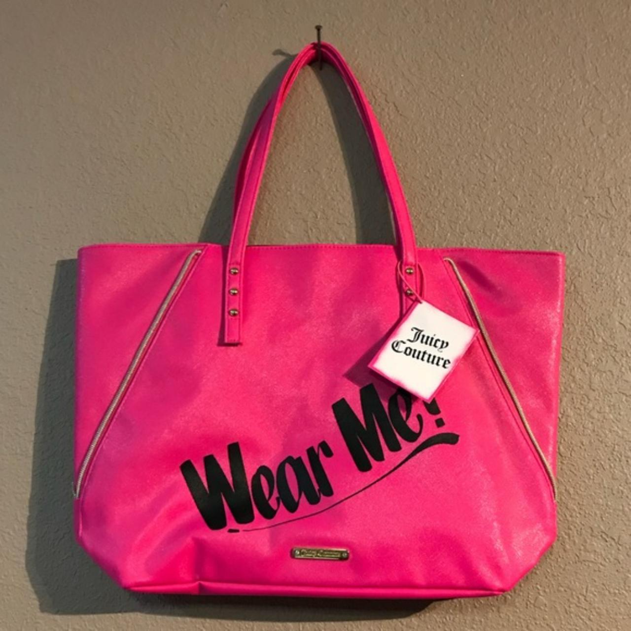 Cute NWT Juicy Couture Pink Tote Bag. This bag is... - Depop