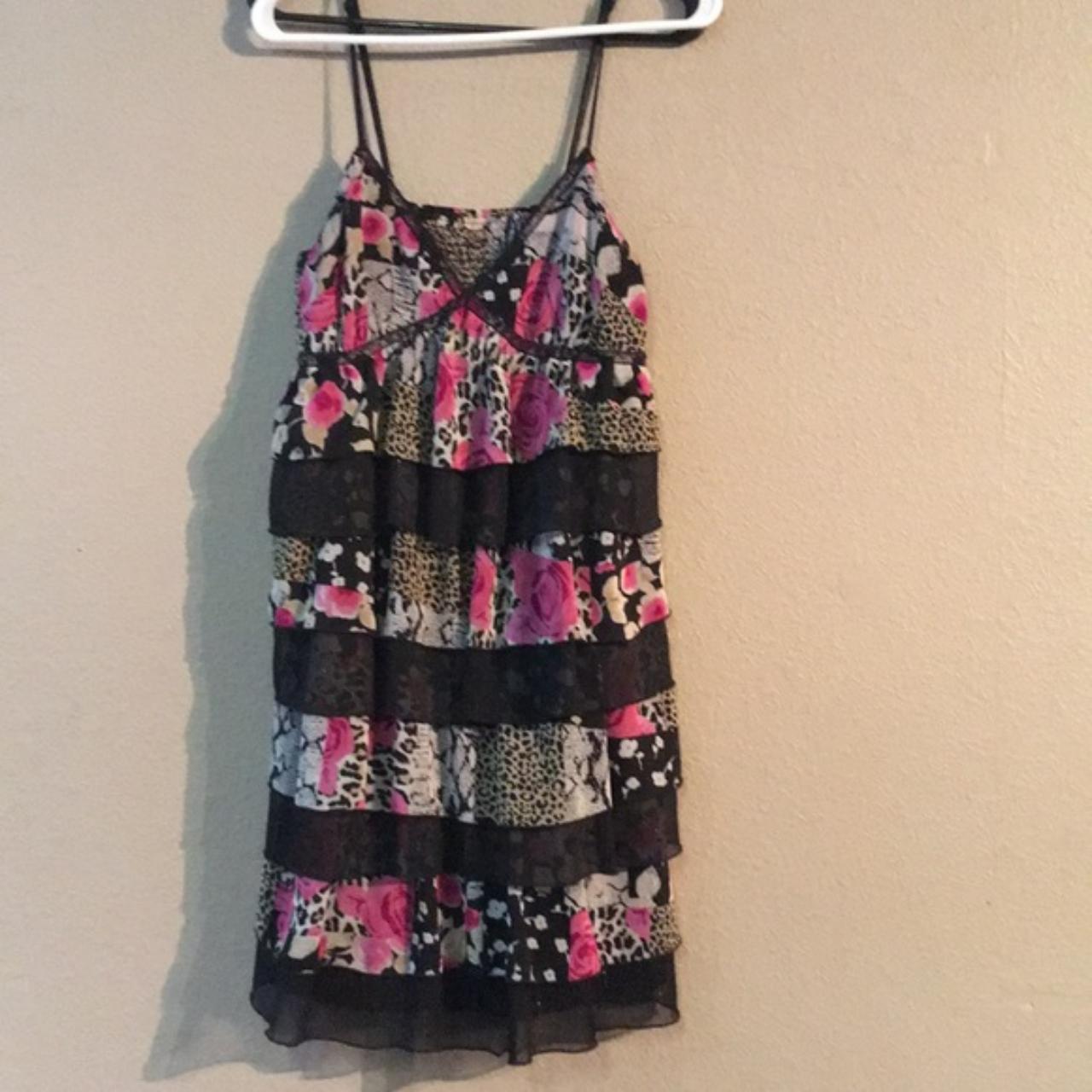 Black White Pink Express Size S Midi Dress. This... - Depop