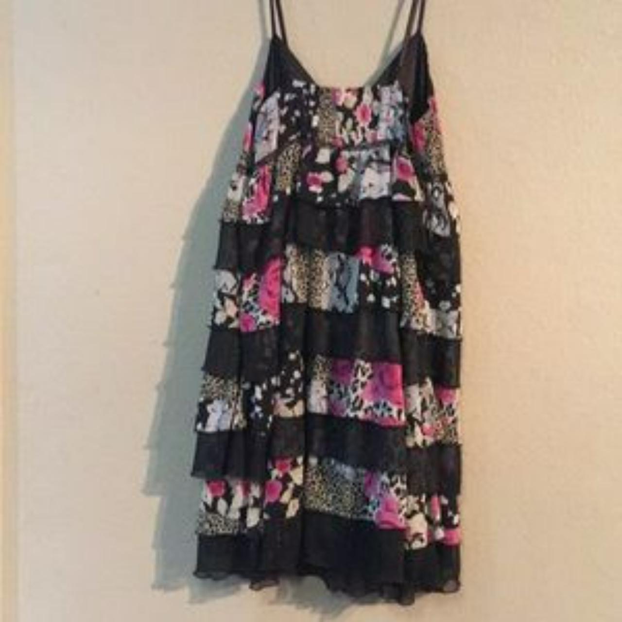 Black White Pink Express Size S Midi Dress. This... - Depop