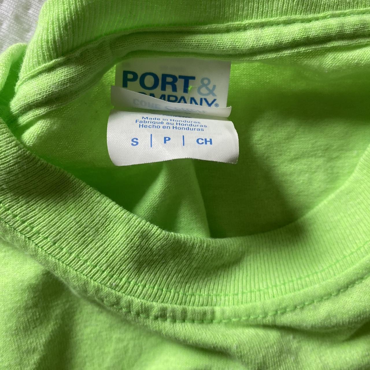 sky zone glow skater tshirt size S color green,... Depop