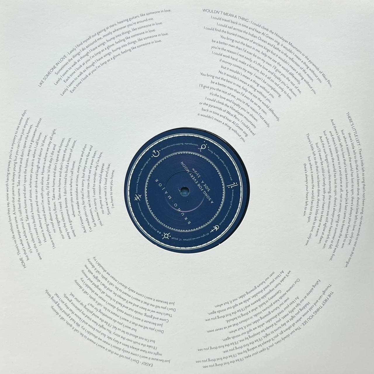 Bruno Major a song for every moon, lp, gently used,...