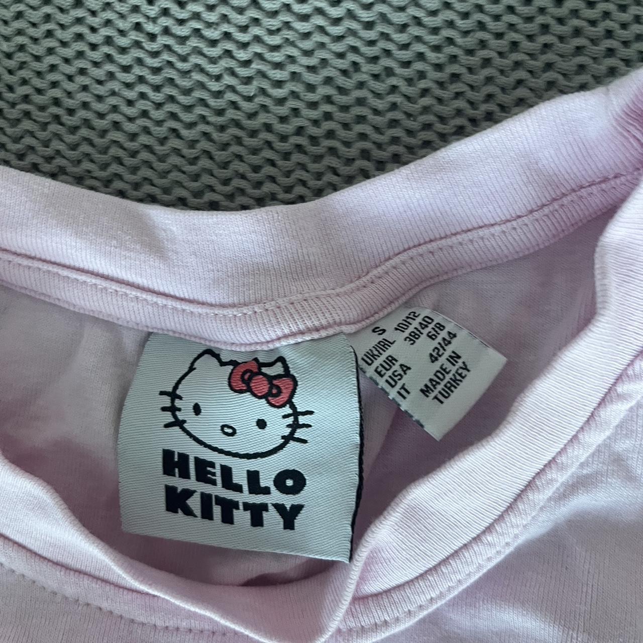 Pink hello kitty top size S - Depop