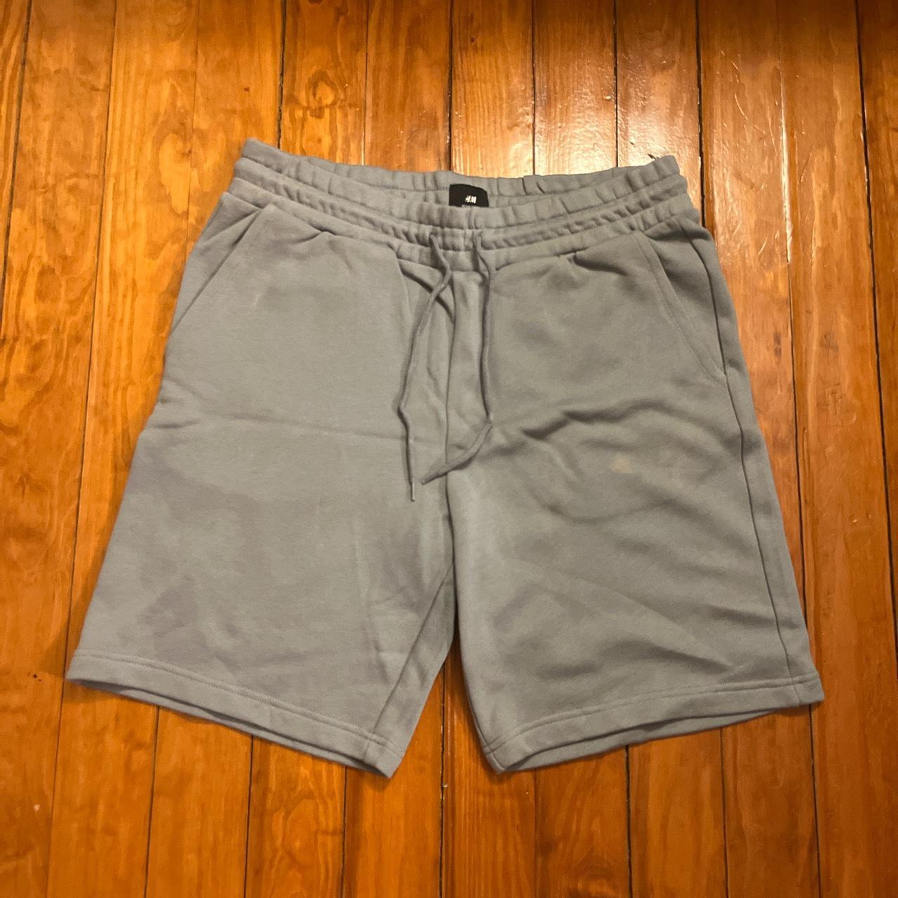 Washed Grey H&M Shorts Men’s Medium #Shorts #HM - Depop