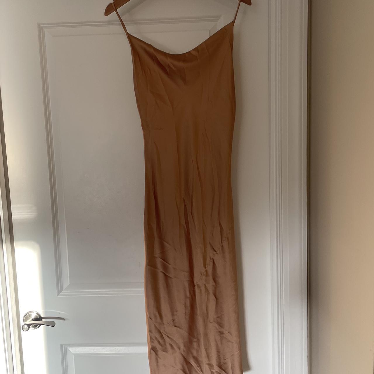 Nude dress” slip a la Carrie Bradshaw. Worn once.... - Depop