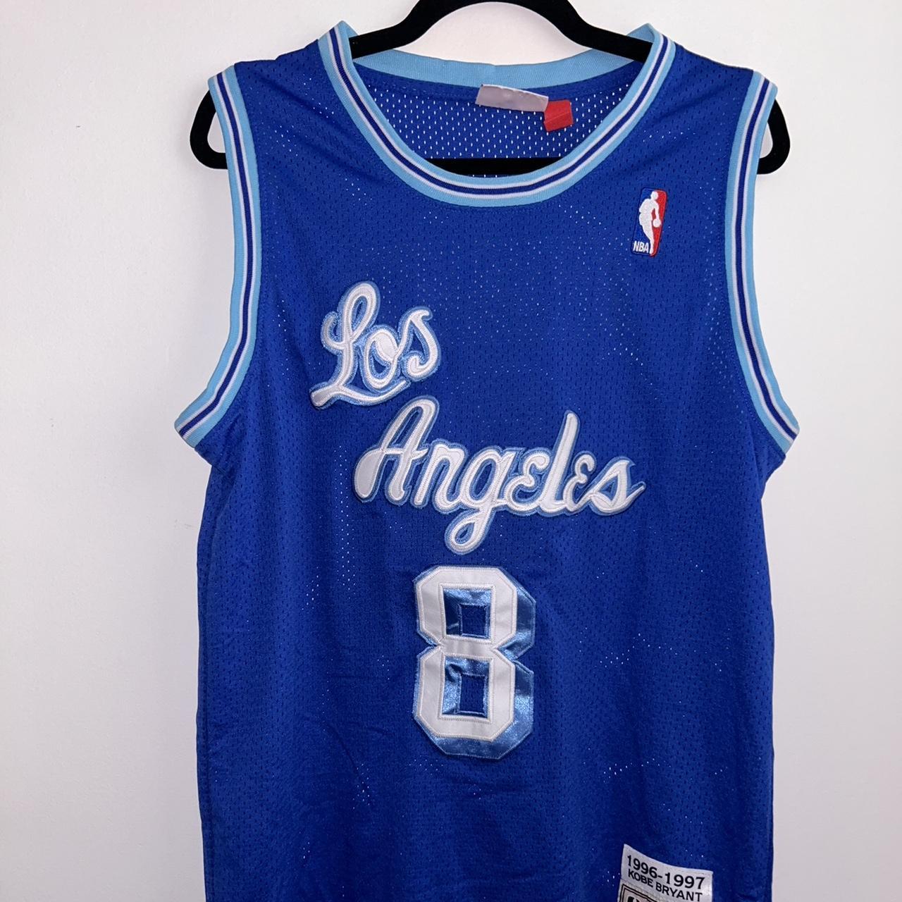 Vintage 80s 90s Los Angeles LA Lakers Jersey Medium - Depop