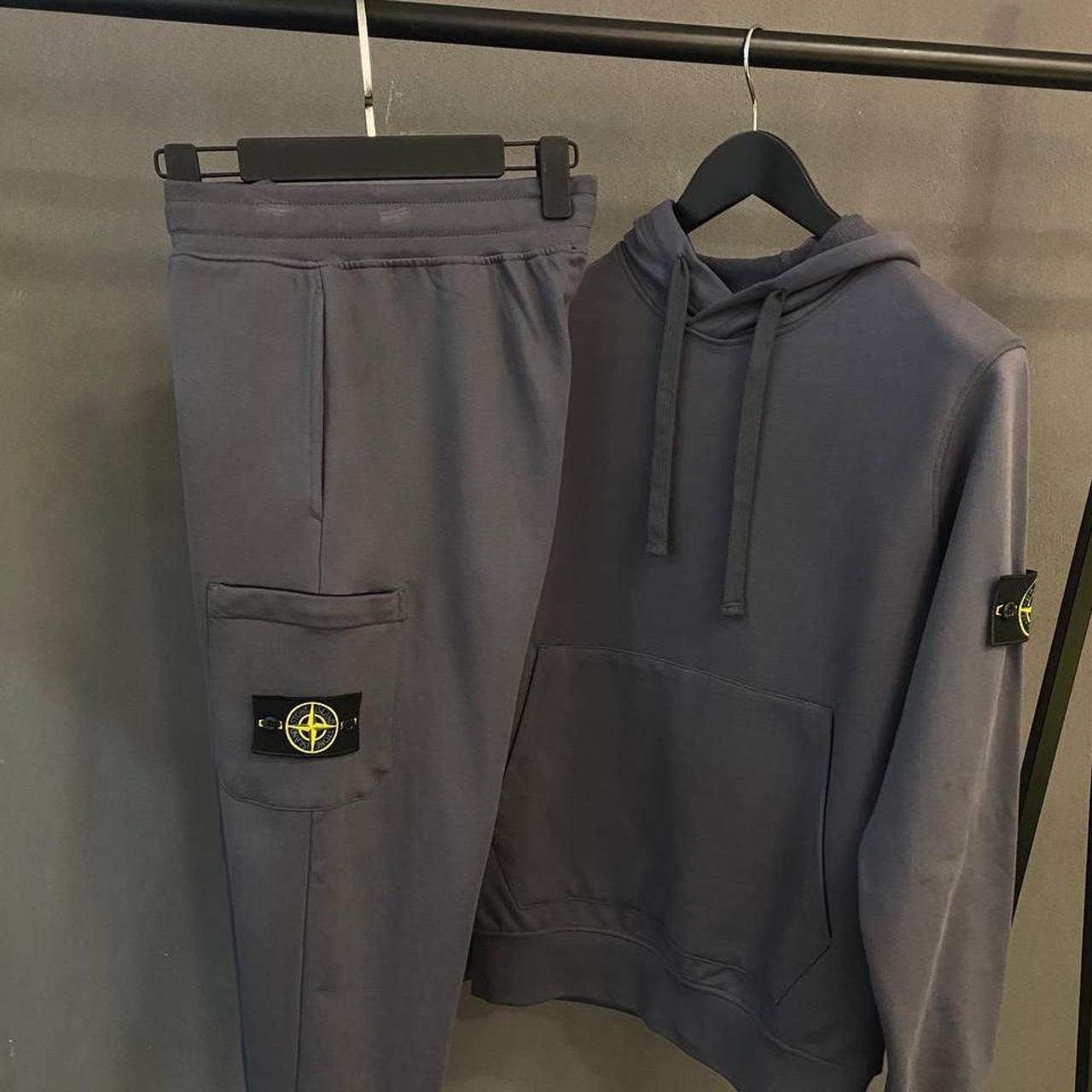 Men stone island sales tracksuit