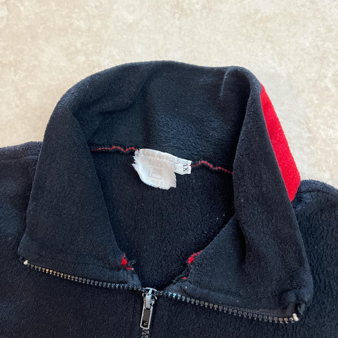 Y2k USA FUBU Fleece Sweater Some Staining And Hole... - Depop