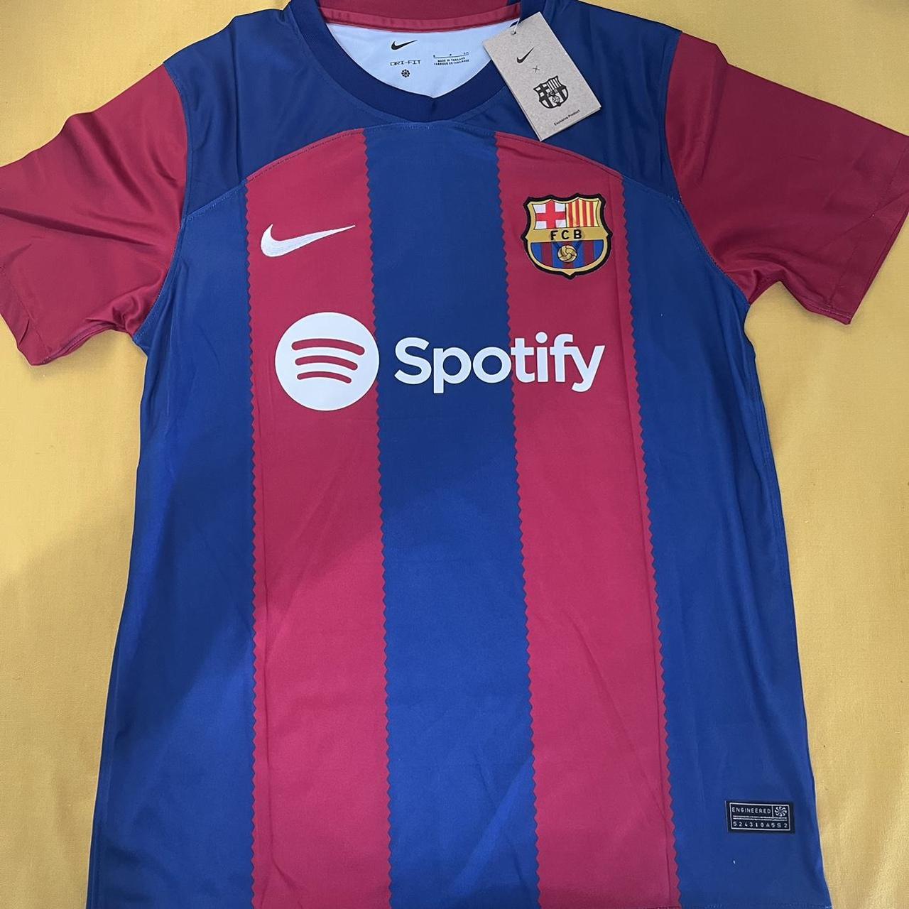 FC Barcelona Home Soccer Jersey Gavi #30 Player - Depop