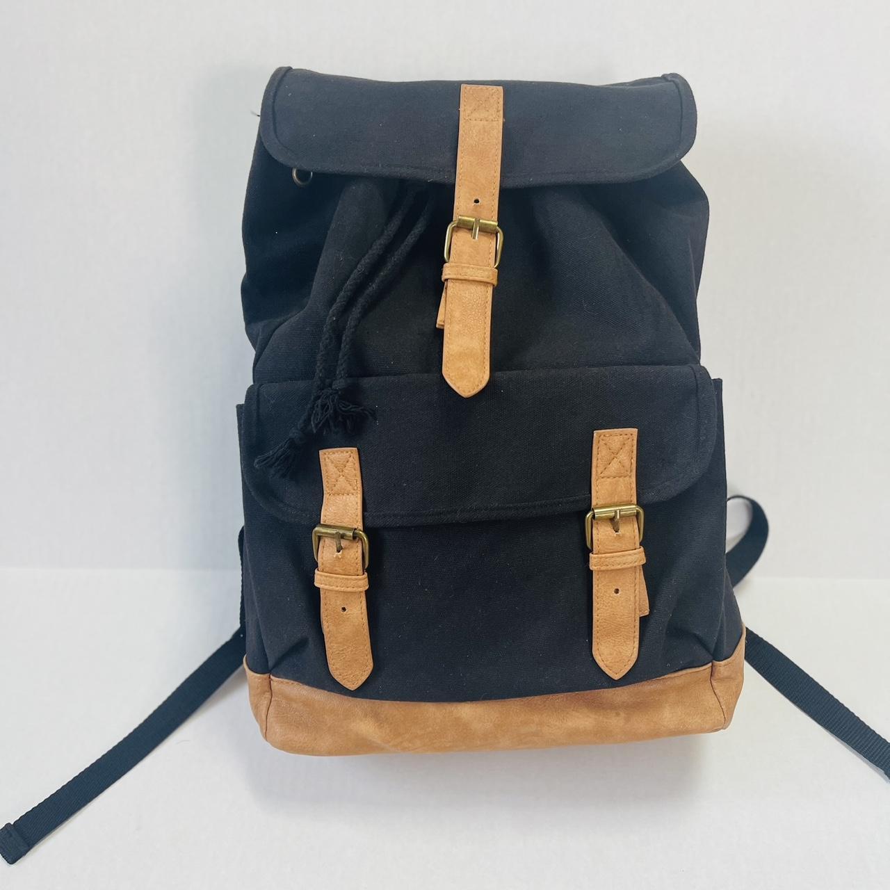 Women s DSW CANVAS BACKPACK Black Brown DSW CANVAS Depop