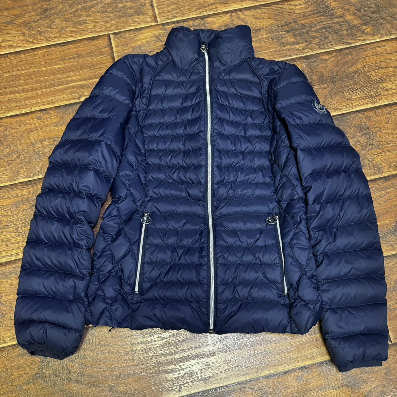 Michael kors navy hot sale blue winter coat