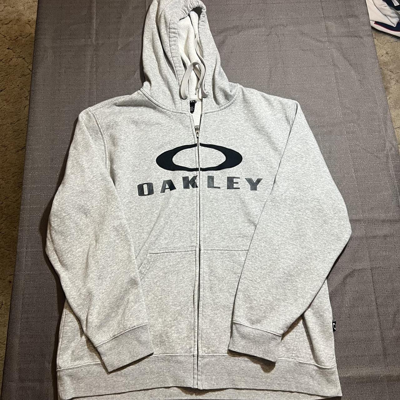 Vintage 2000s Oakley Embroidered Hoodie The zip up | Depop