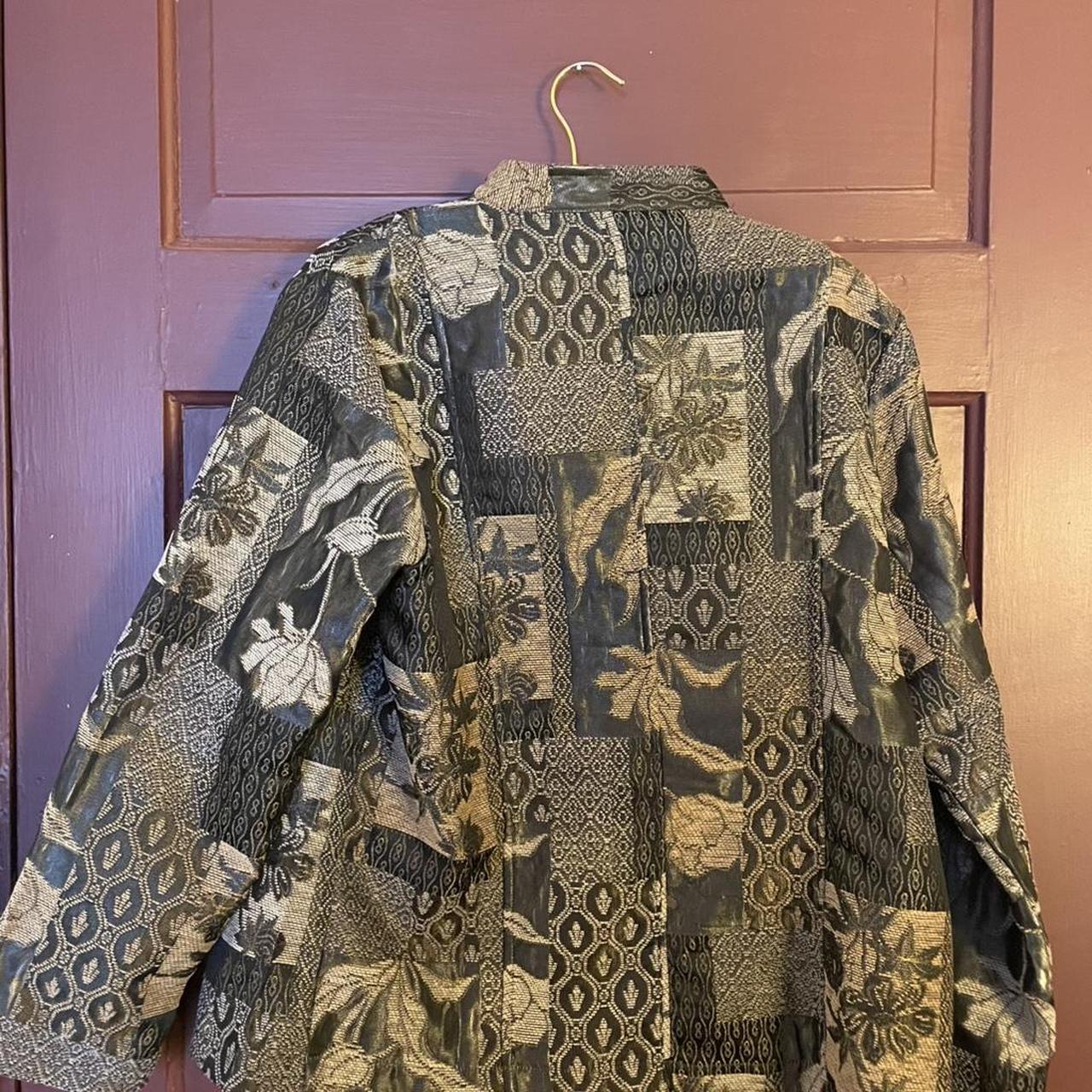 Women's Jacket - Multi/Green - L – patchwork butt… - image 2