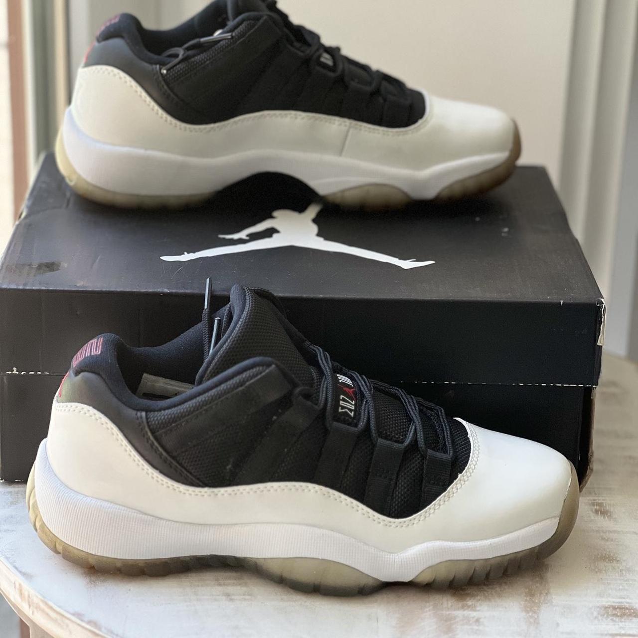 Nike Air Jordan 11 Retro Low Tuxedo 3.5y. Depop