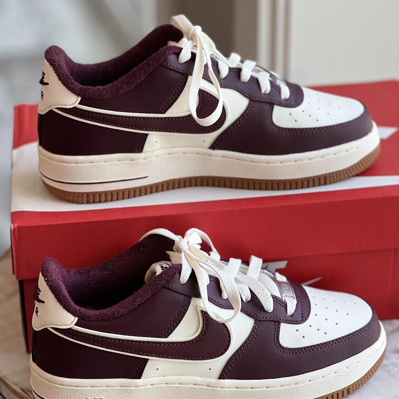 Nike Air Force 1 AF1 College Pack Night Maroon Size