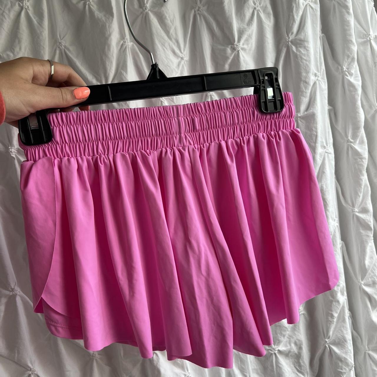 Luogongzi Hot Pink Shorts! Never Worn! Size Small... - Depop
