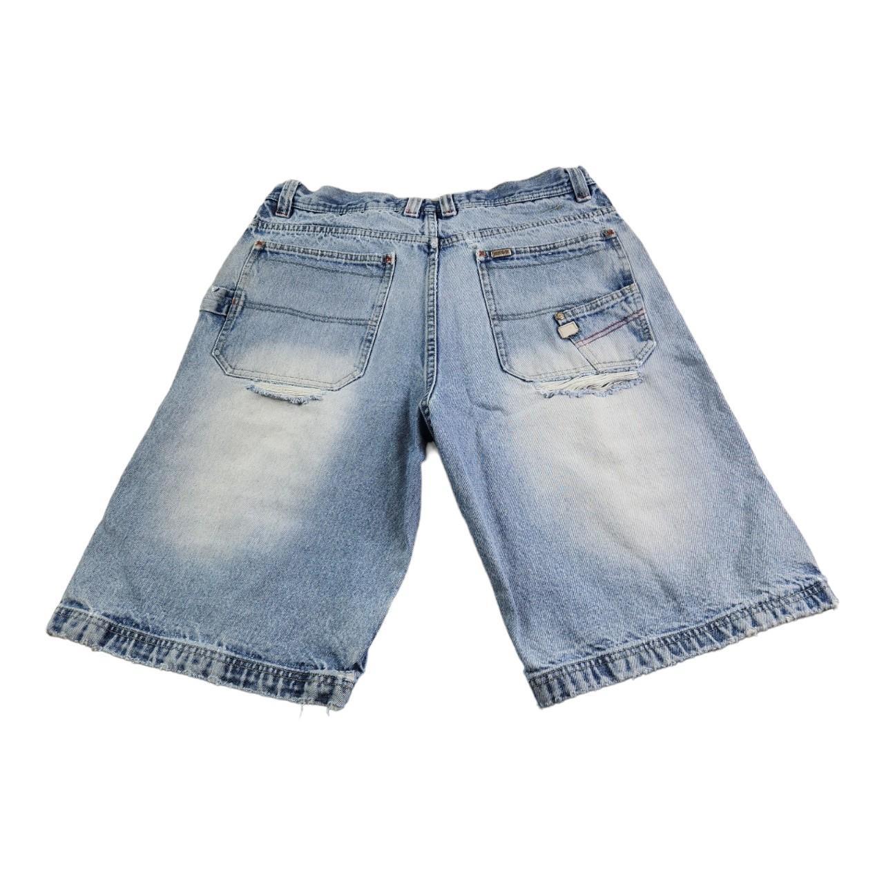 Brooklyn Xpress Ripped Jean Shorts Mens Size: 36 - Depop