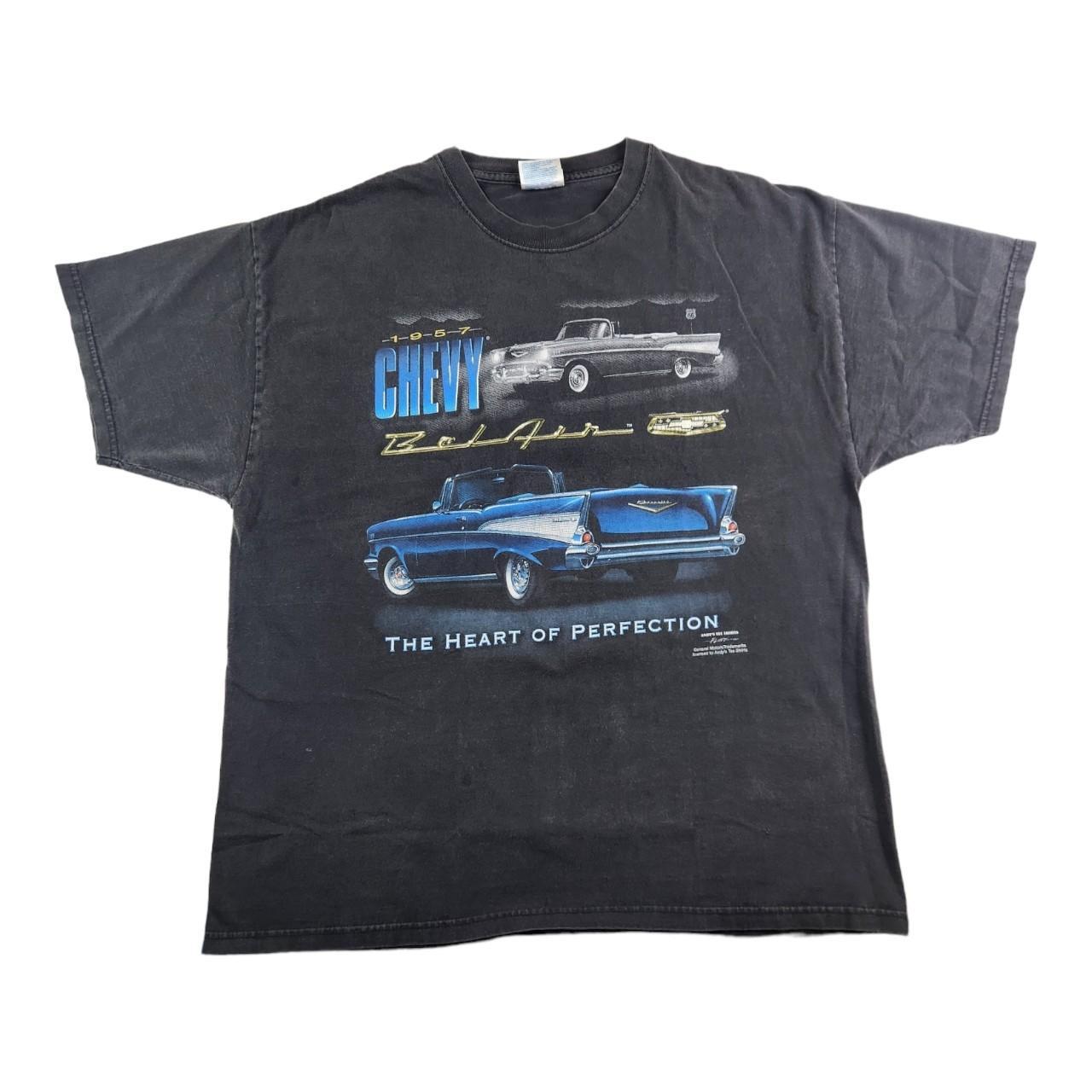 Vintage 1957 Chevy Bel-air Shirt Size: - Depop