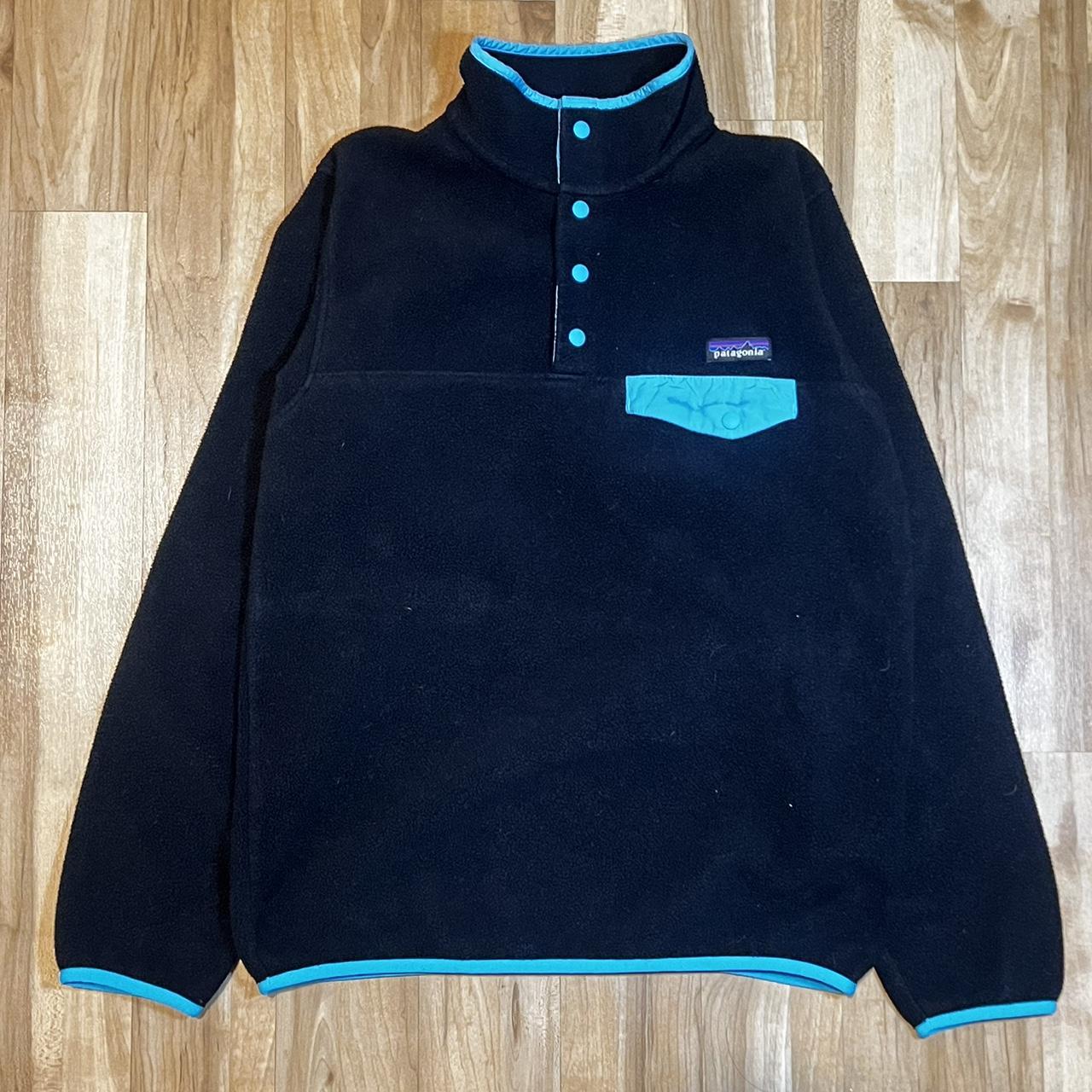 Vintage Patagonia Synchilla Fleece Quarter Button Up... - Depop