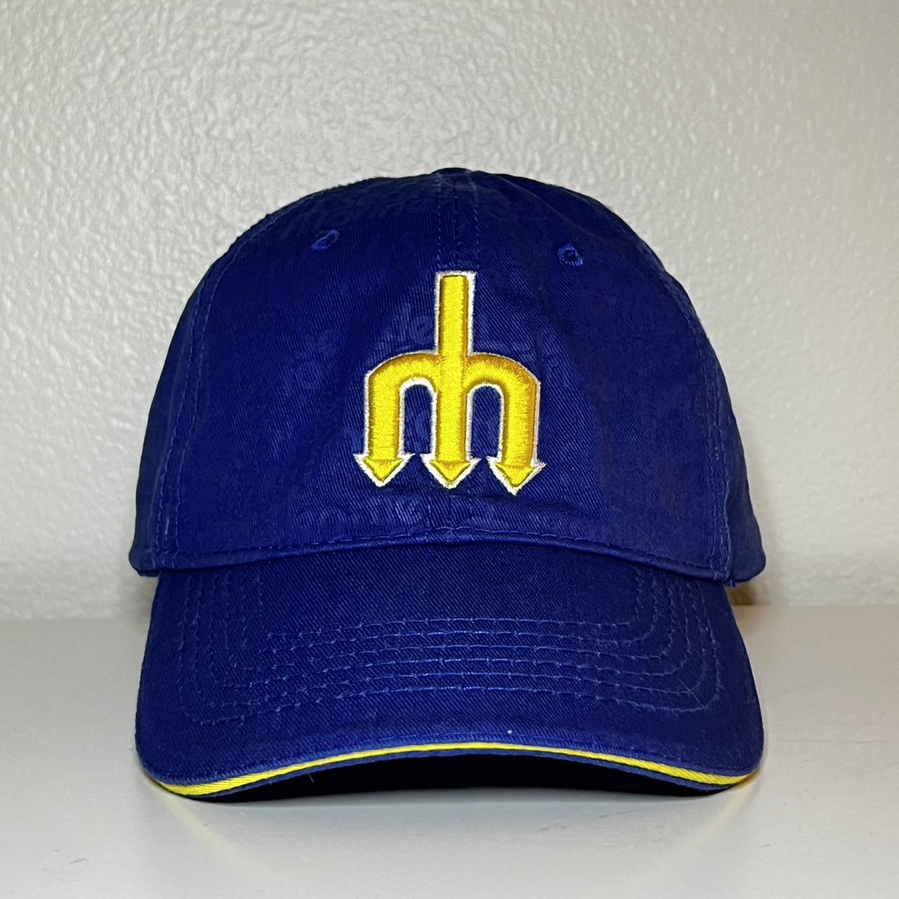 Vintage 1980s Seattle Mariners Trident Logo Trucker - Depop