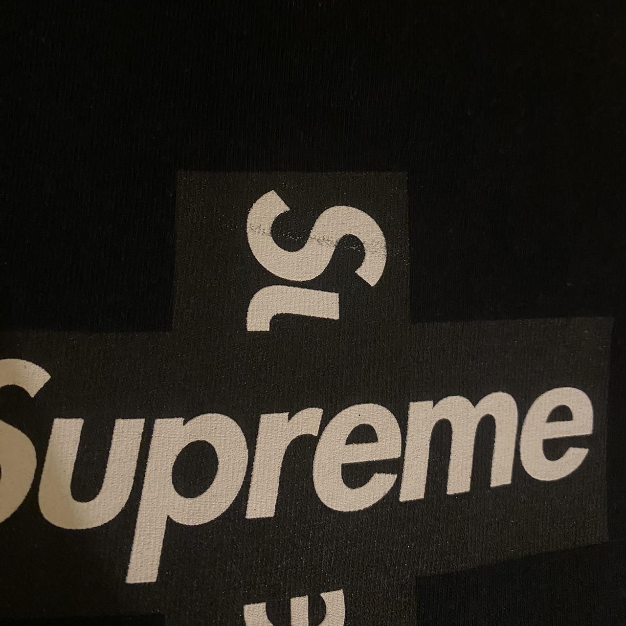 Supreme Cross Box Logo Tee Black