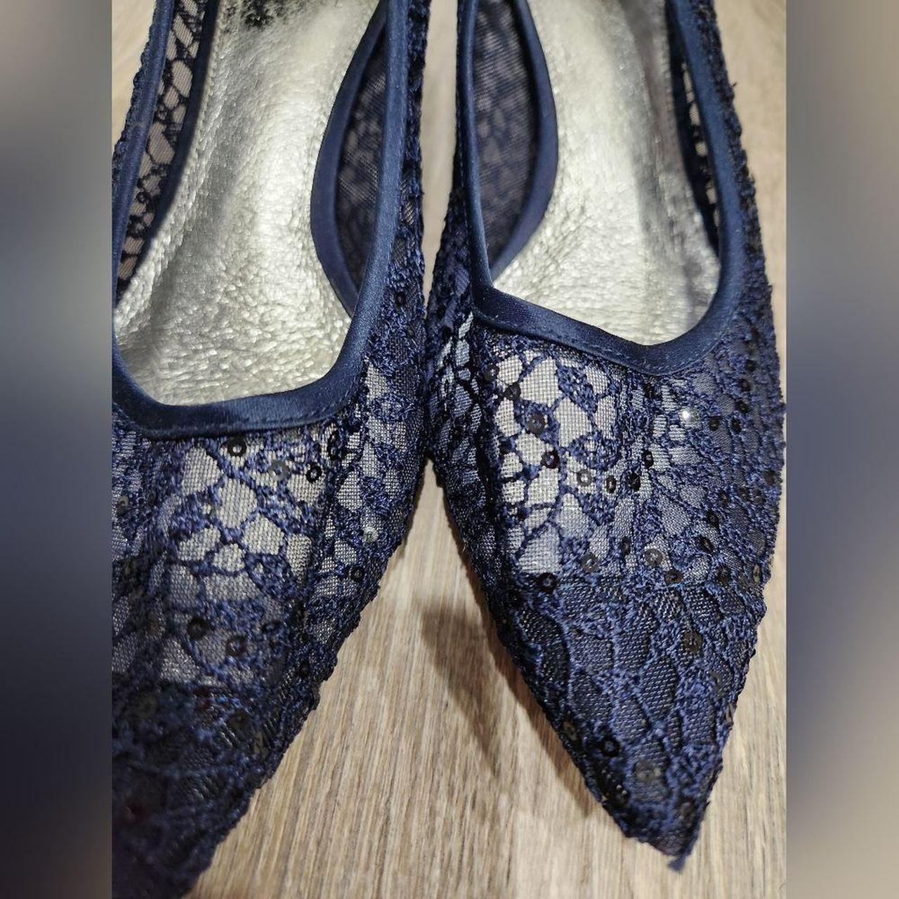 Adrianna Papell Womens Lois Lace Evening Pumps size Depop