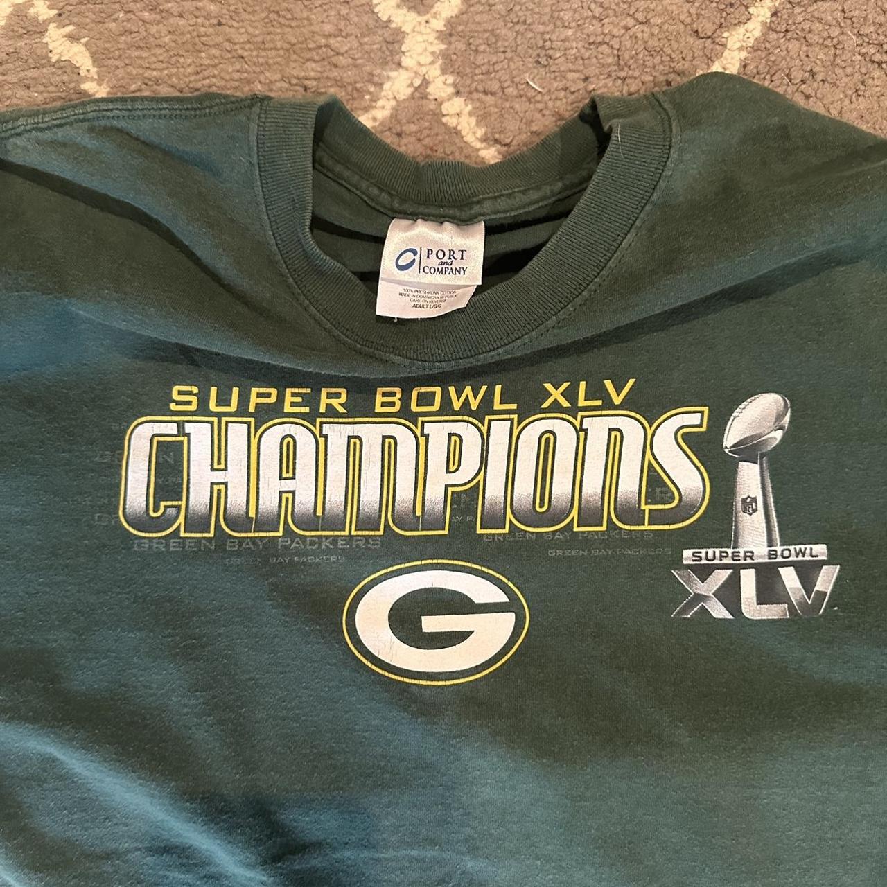 Y2K Super Bowl XLV Green Bay Packers jersey #87 - Depop