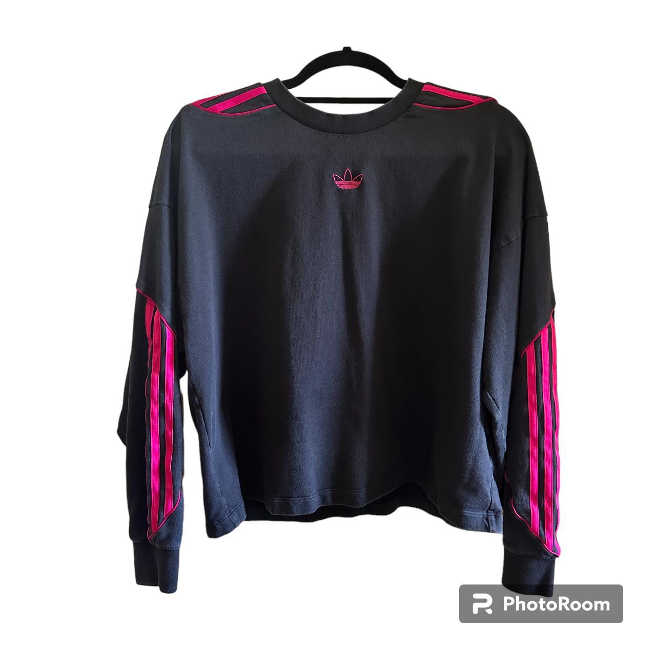 Adidas on sale pink sweater