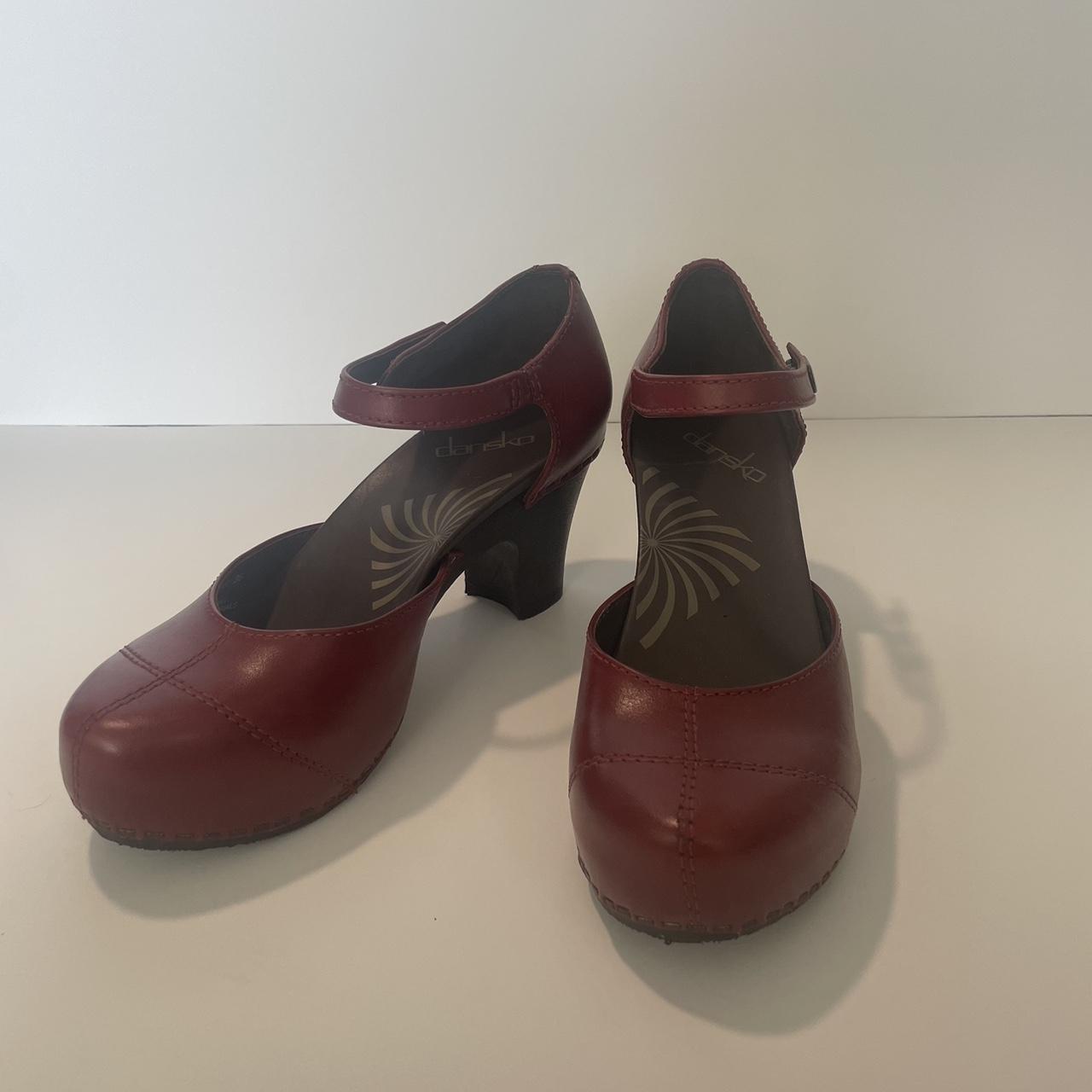 Dansko mary jane store red