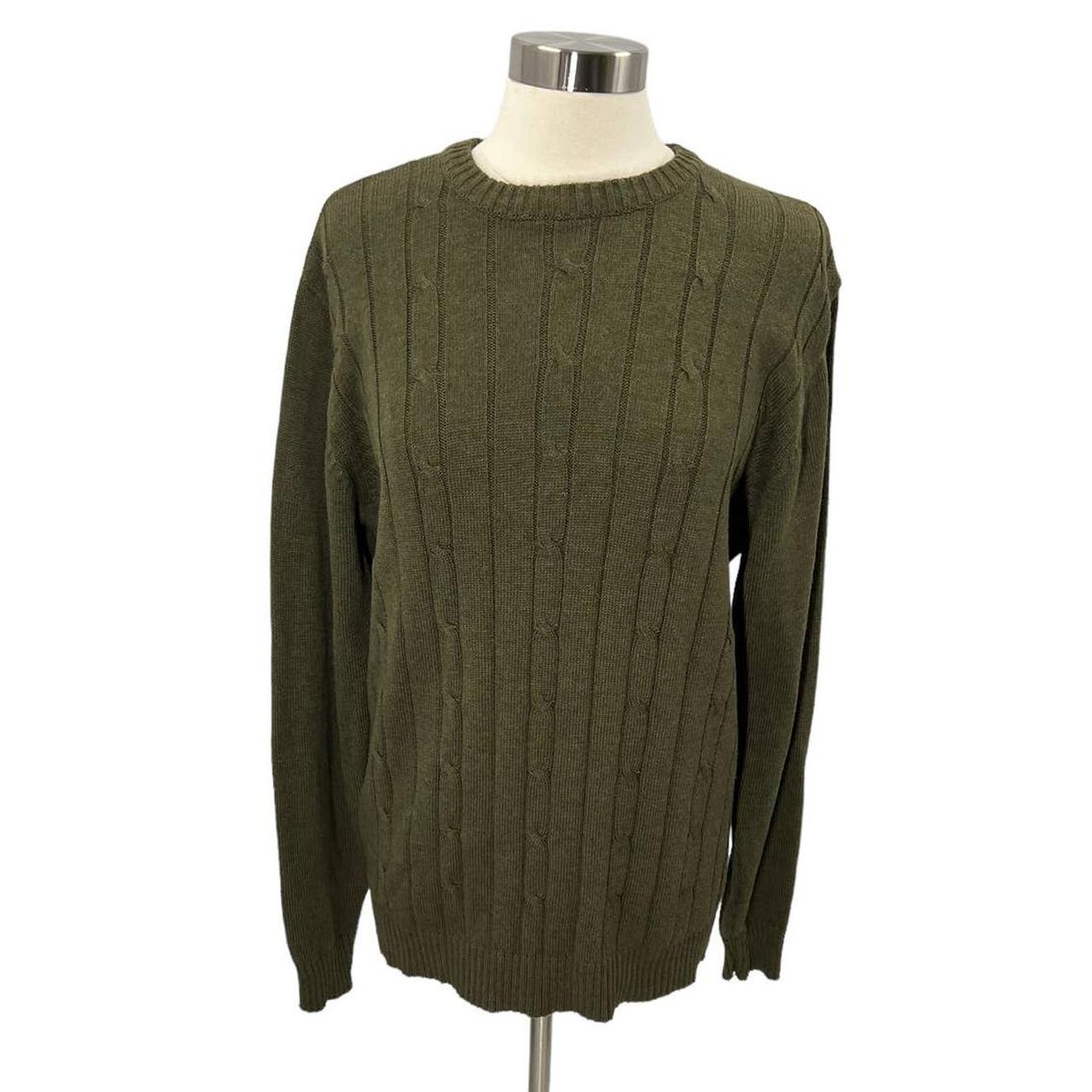 Oscar de la Renta Men's Green Jumper | Depop