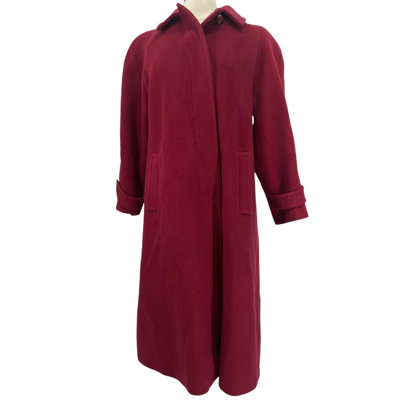 PENDLETON Red Wool Cashmere lined Trench retailer Coat