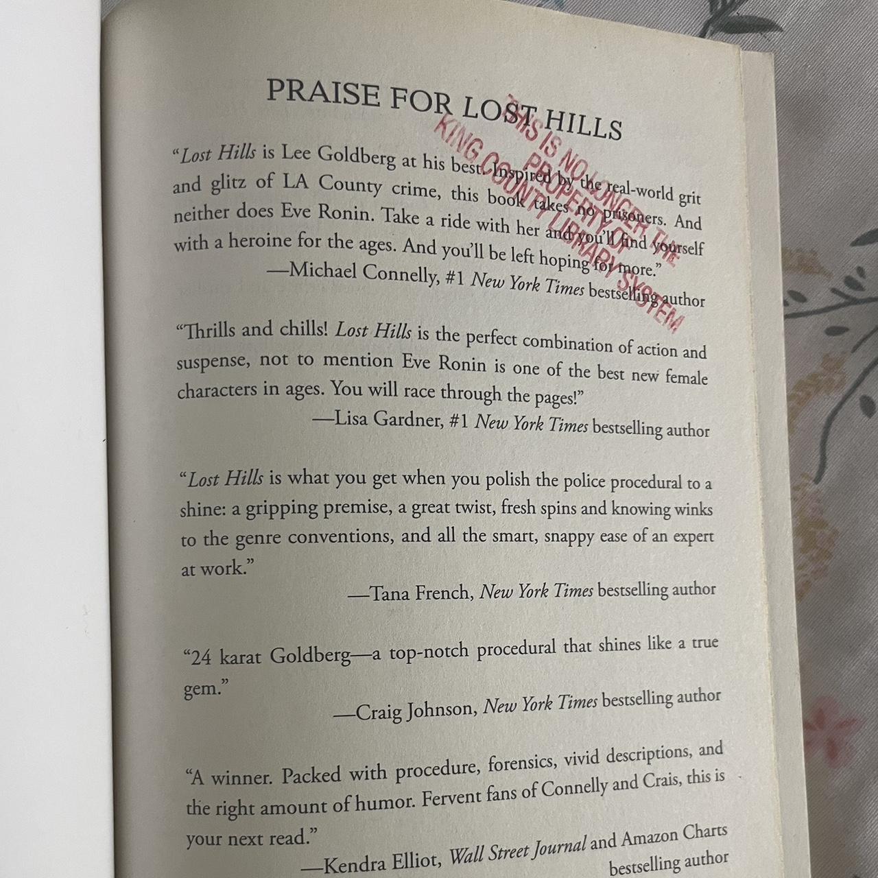 lost hills book in great condition selling bc i... Depop